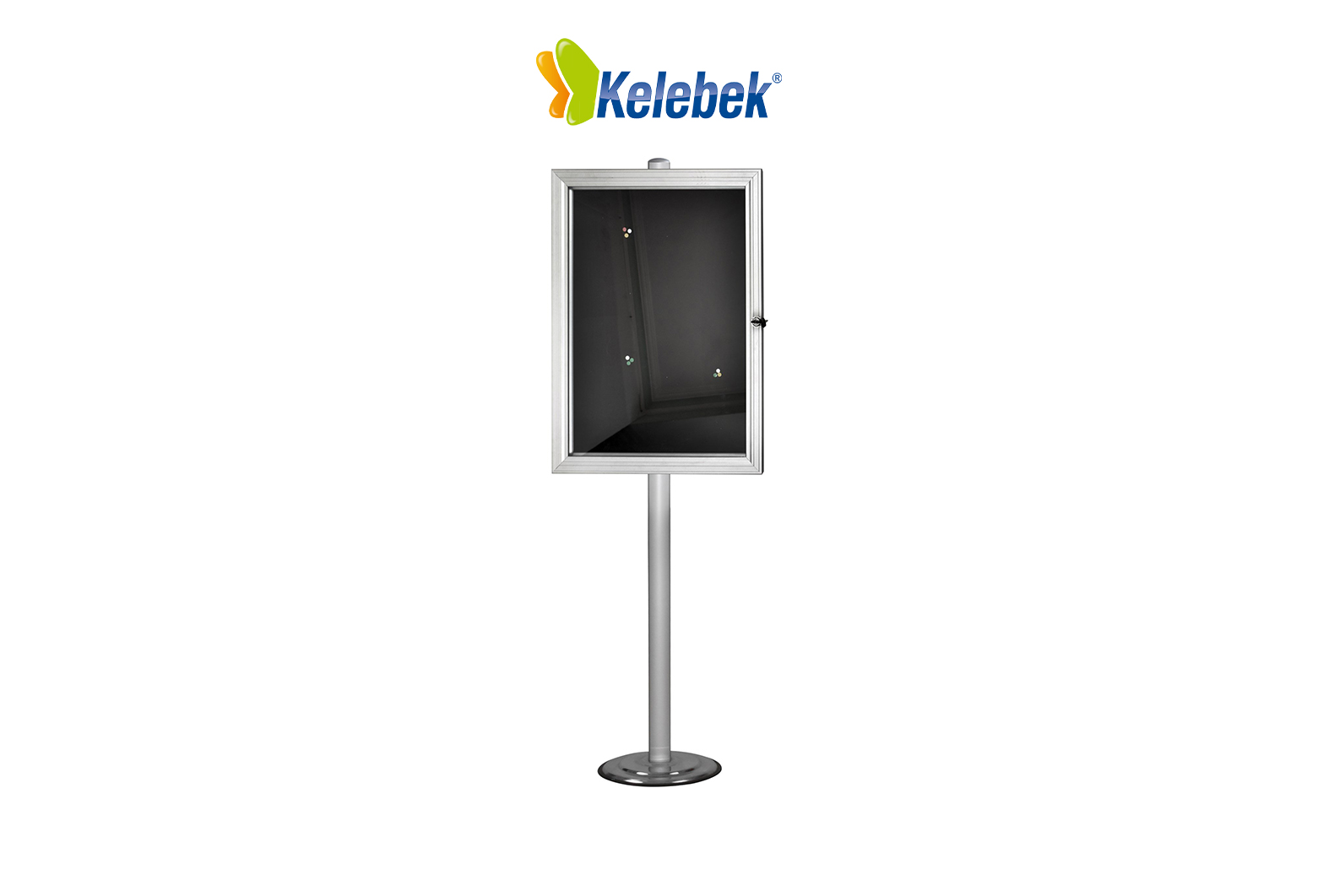 Ayaklı Çuhalı Kilitli Mantar Pano (MD1220)