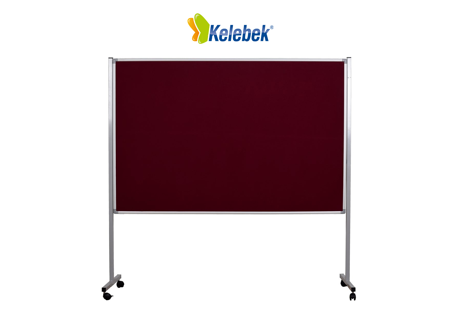 Çuhalı Tekerlek Ayaklı Mantar Pano (MD-INT-553)