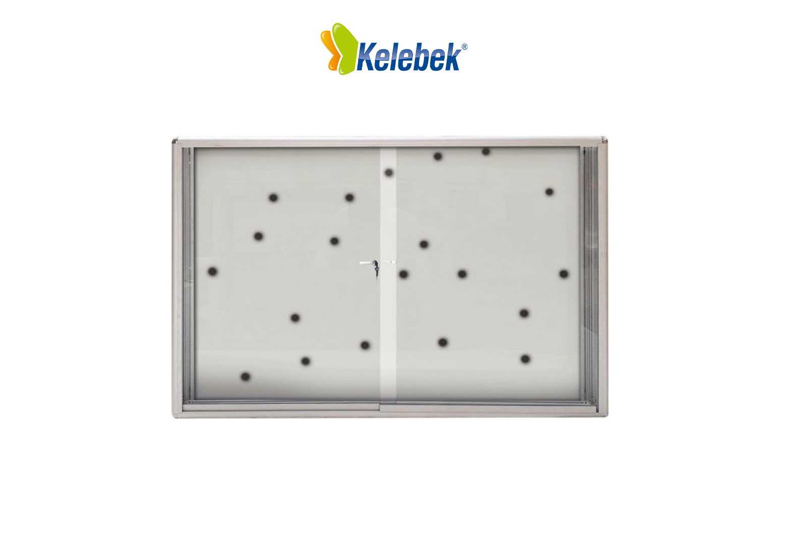 Sürgü Camlı Manyetik İlan Panosu (MDD1053)